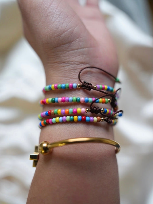Colorful Cross Bracelet