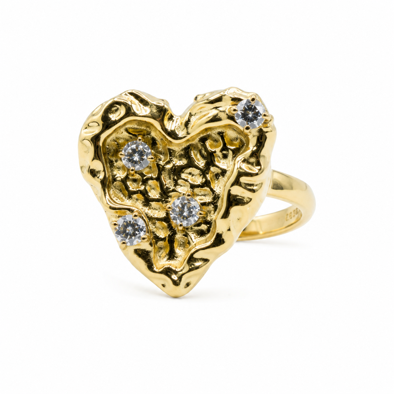 Shiny Heart Ring