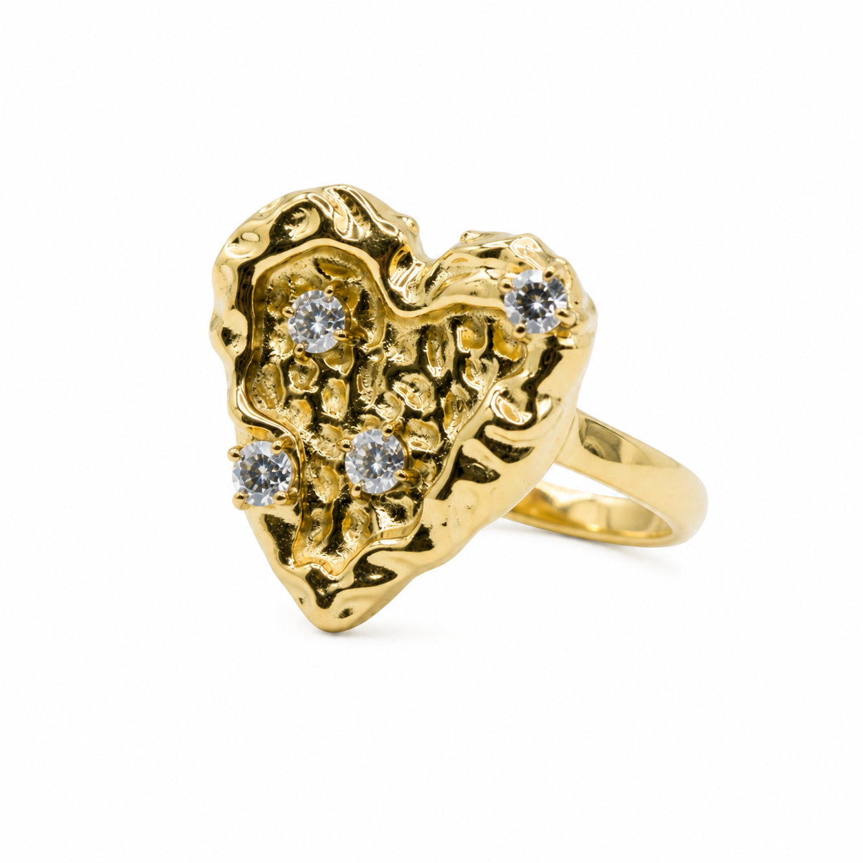 Shiny Heart Ring