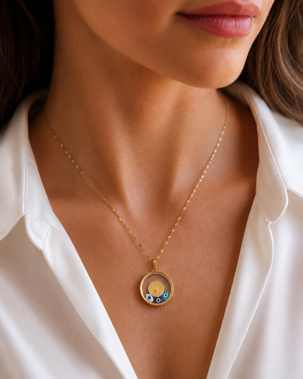 Round Evil Eye