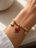 Coral Bracelet in Red