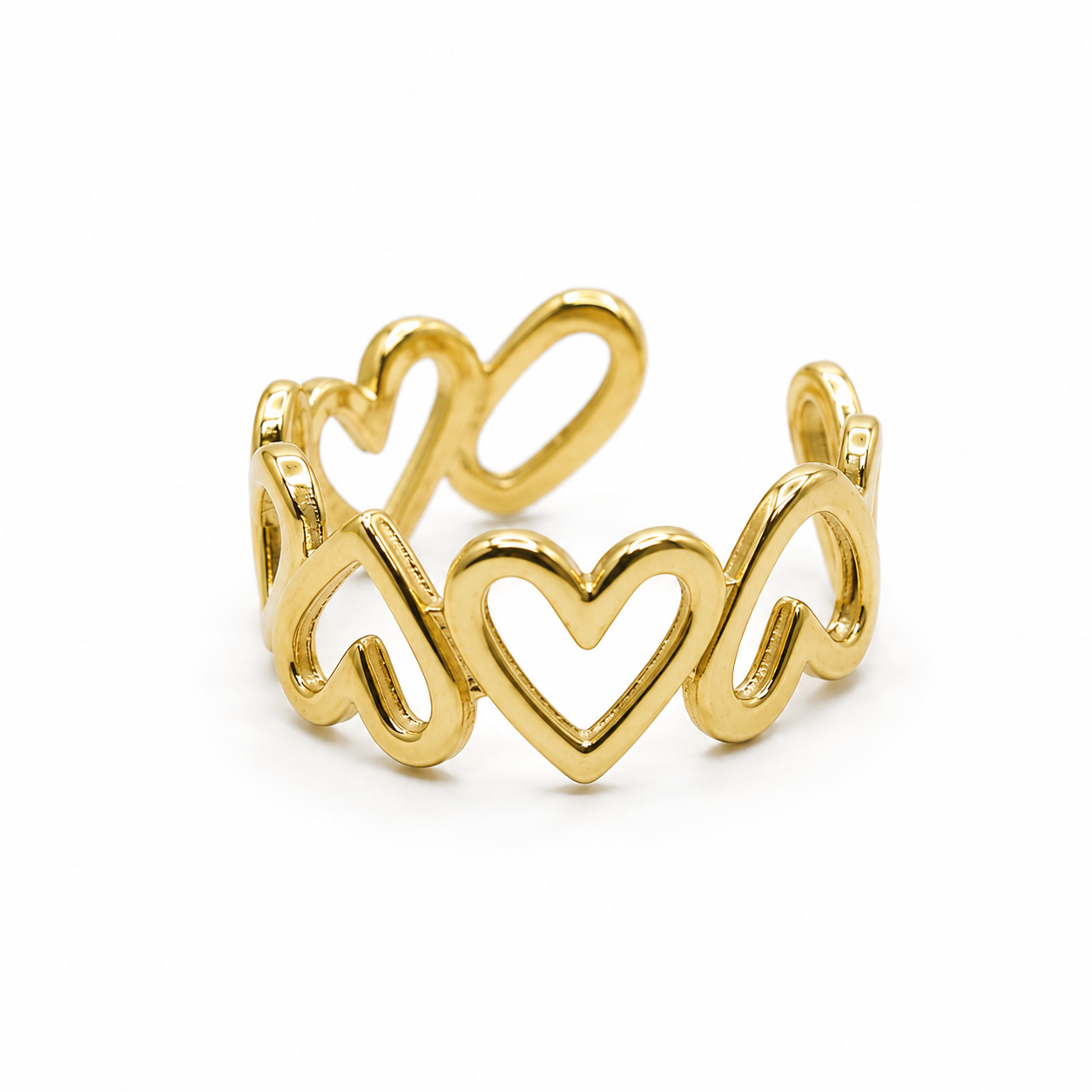 Mini heart ring