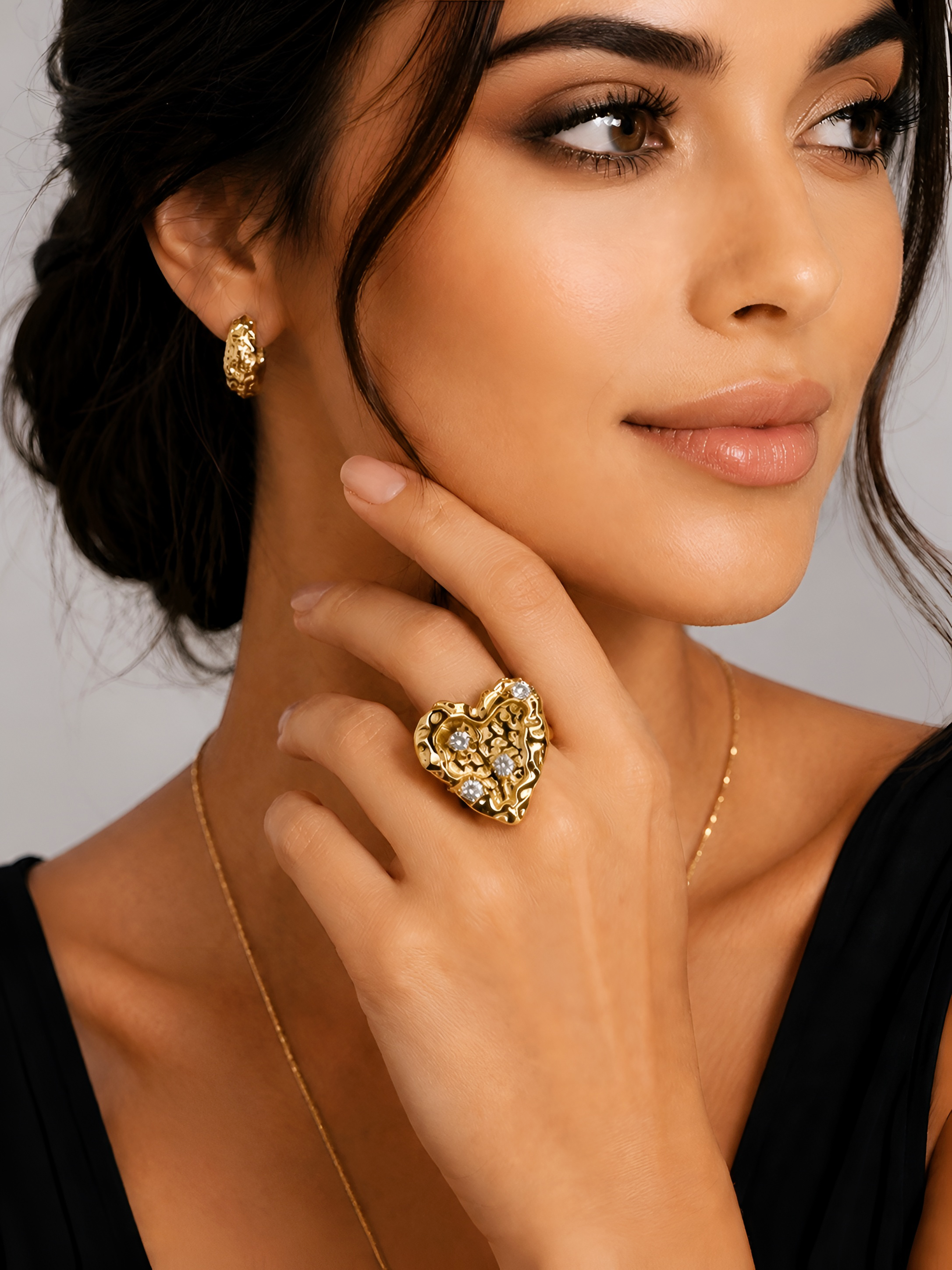 Shiny Heart Ring