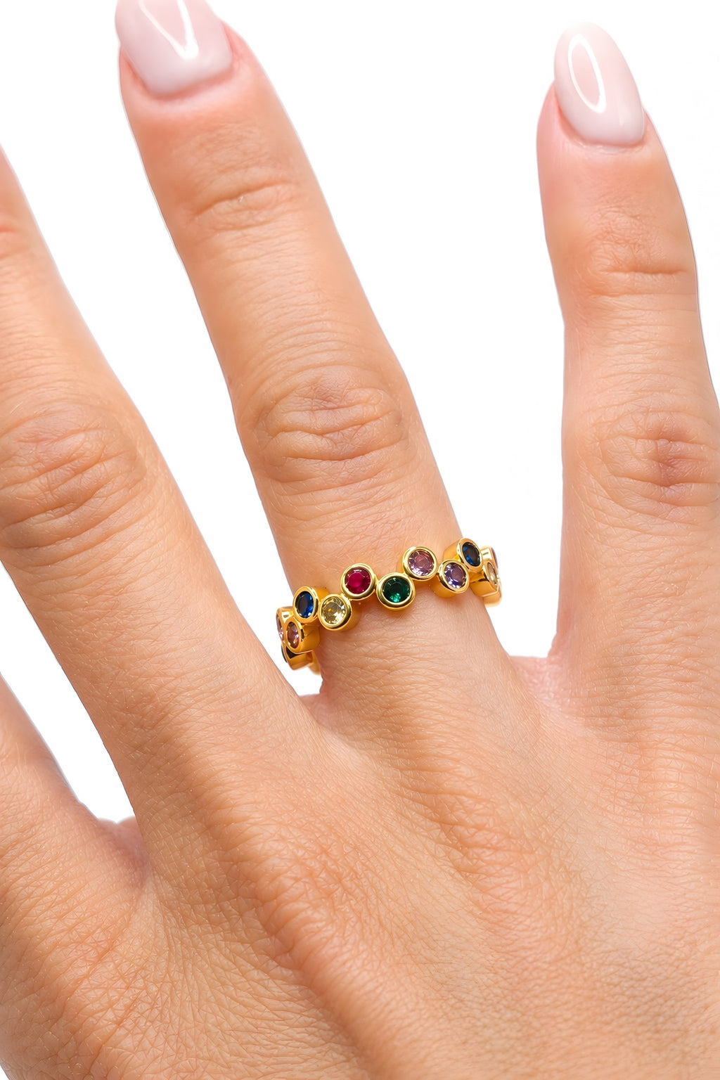 14K Gold Plated Aurora Ring
