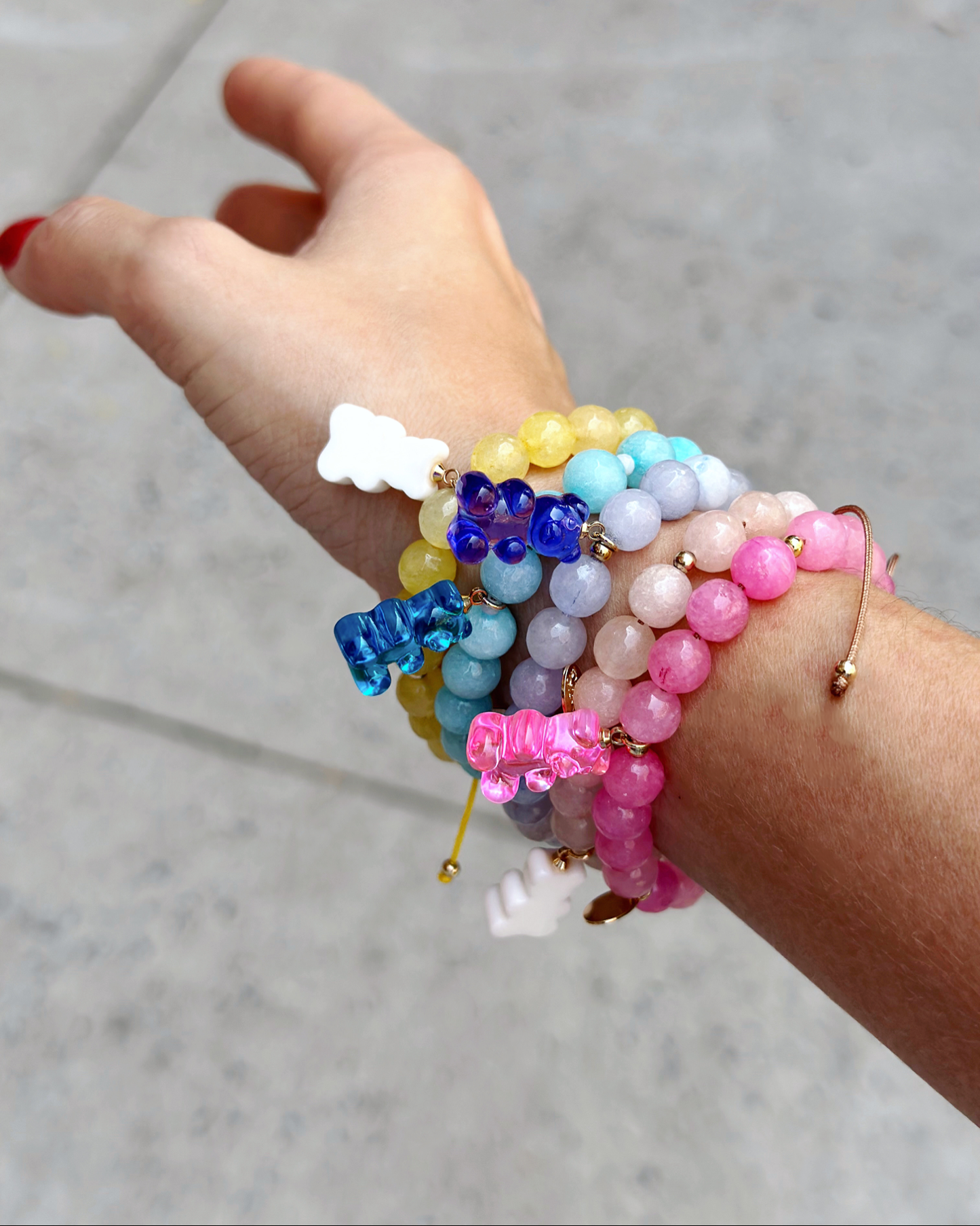 Pool Party Teddy Bear Bracelets