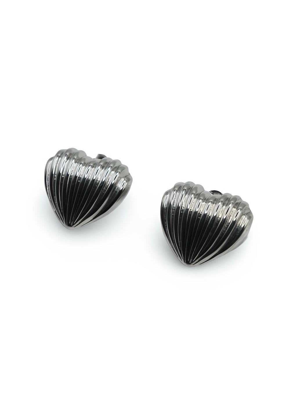Silver Heart Earrings