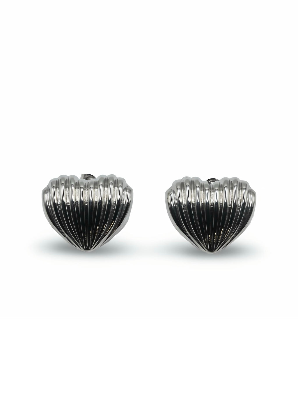 Silver Heart Earrings