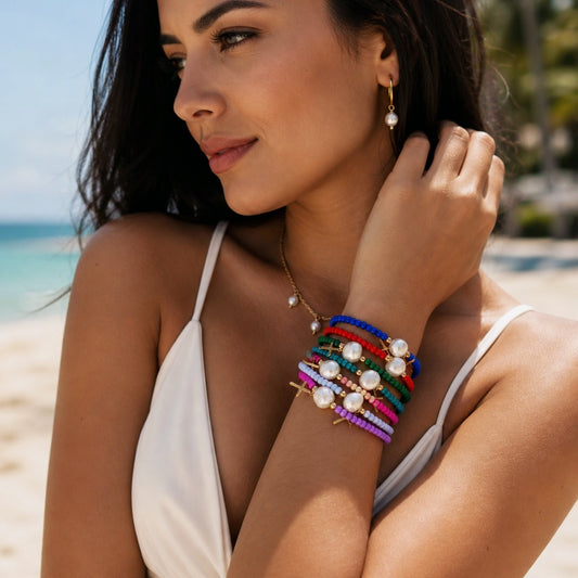 Color Pearl Bracelet