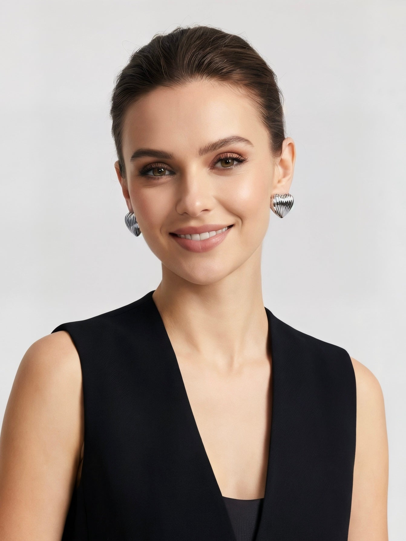 Silver Heart Earrings